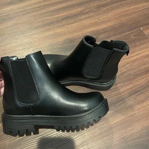 COPY - Soda Black Booties Never Worn
